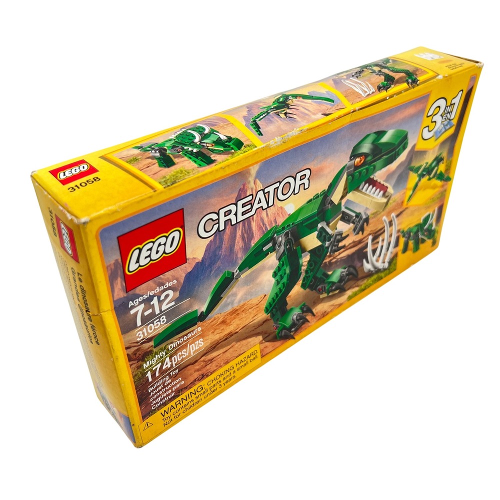LEGO Creator Mighty Dinosaurs 31058 2017 Kids 3-in-1 Building Toy Set